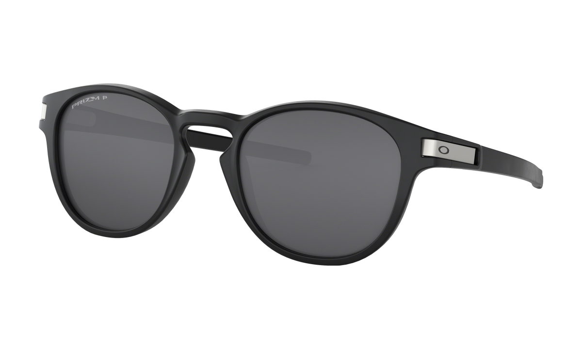 Women's Oakley Latch (Asia Fit) Sunglasses in Matte Black Ink Prizm Black Polarized