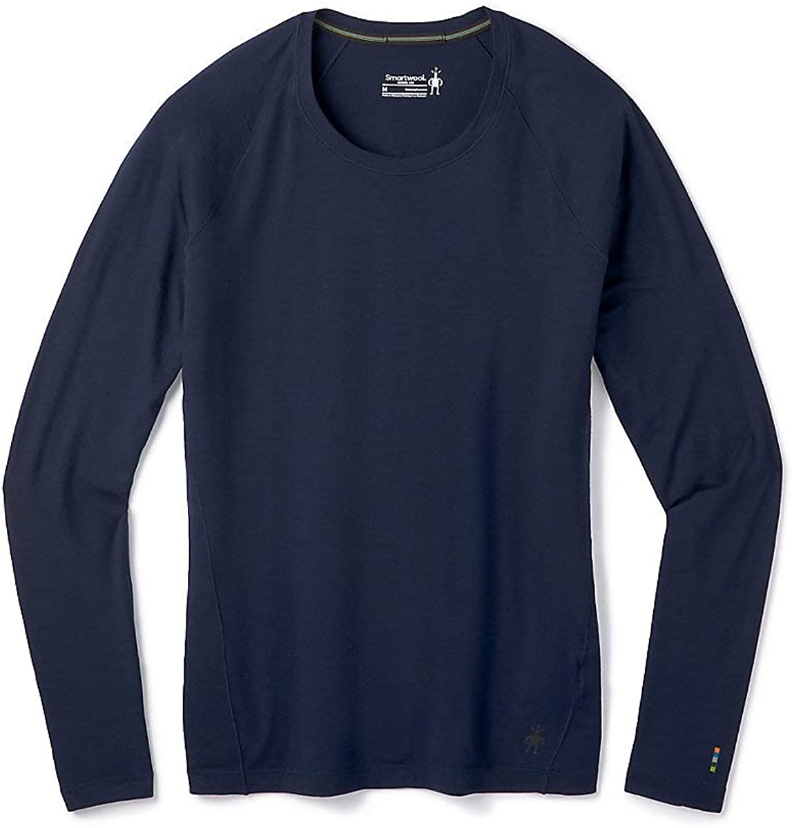 Women's Smartwool Merino 150 Base Layer Long Sleeve in Deep Navy from the side view