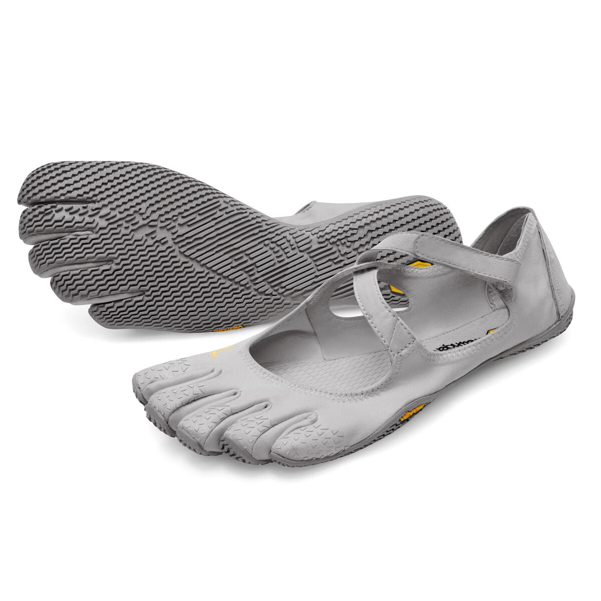 Women's Vibram Five Fingers V-Soul Training Shoe in Silver from the front