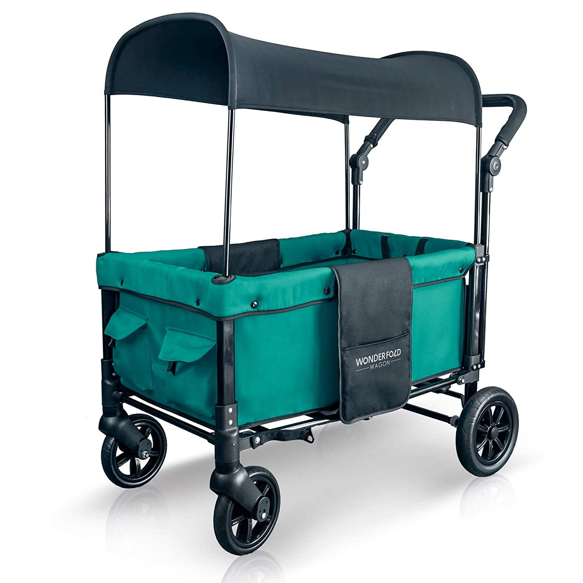 double seat wagon stroller WonderFold Multifunctional Push Double Stroller Wagon