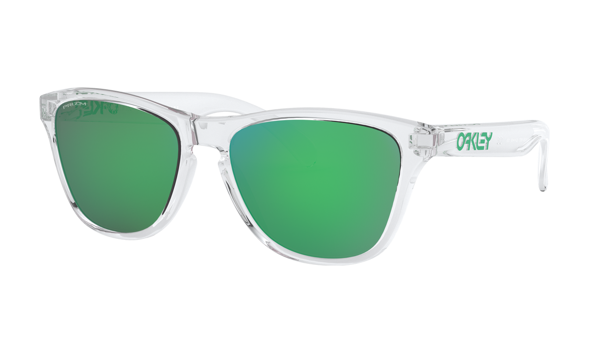 Youth Oakley Frogskins XS (Youth Fit) Sunglasses in Polished Clear Prizm Jade