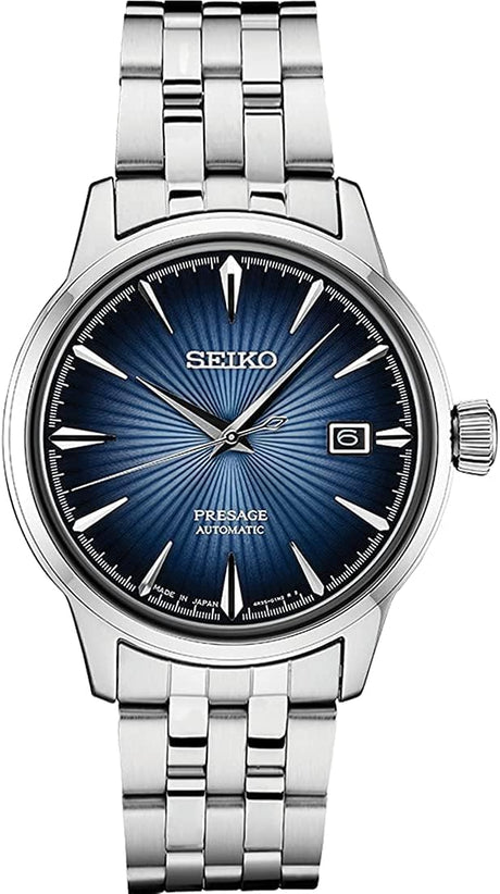 SRPB41-PATTERNED BLUE DIAL
