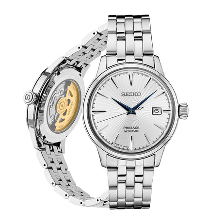 SRPB77-PATTERNED SILVER DIAL