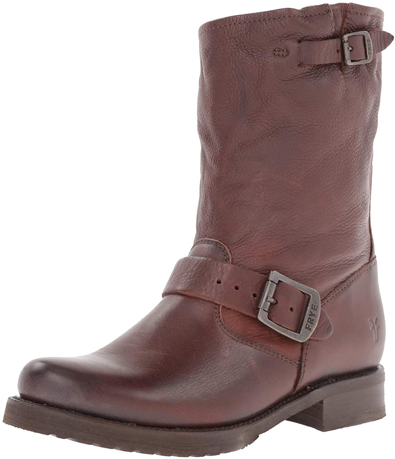 Women's Veronica Short Boot Dark Brown from front view