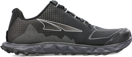 Altra Men's Superior 4.5 Trail Running Shoe in Black Side View