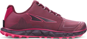 Altra Women's Superior 4.5 Trail Running Shoe in Black/Pink Side View