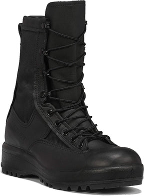 Belleville Men's 700V 8" Waterproof Duty Boot in Black Side Angle View