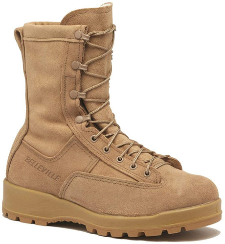 Belleville Men's 775 8" 600g Insulated Waterproof Boot in Tan Side Angle View