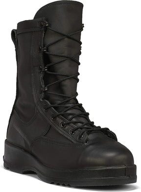Belleville Men's 880ST 8" 200g Insulated Waterproof Steel Toe Boot in Black Side Angle View