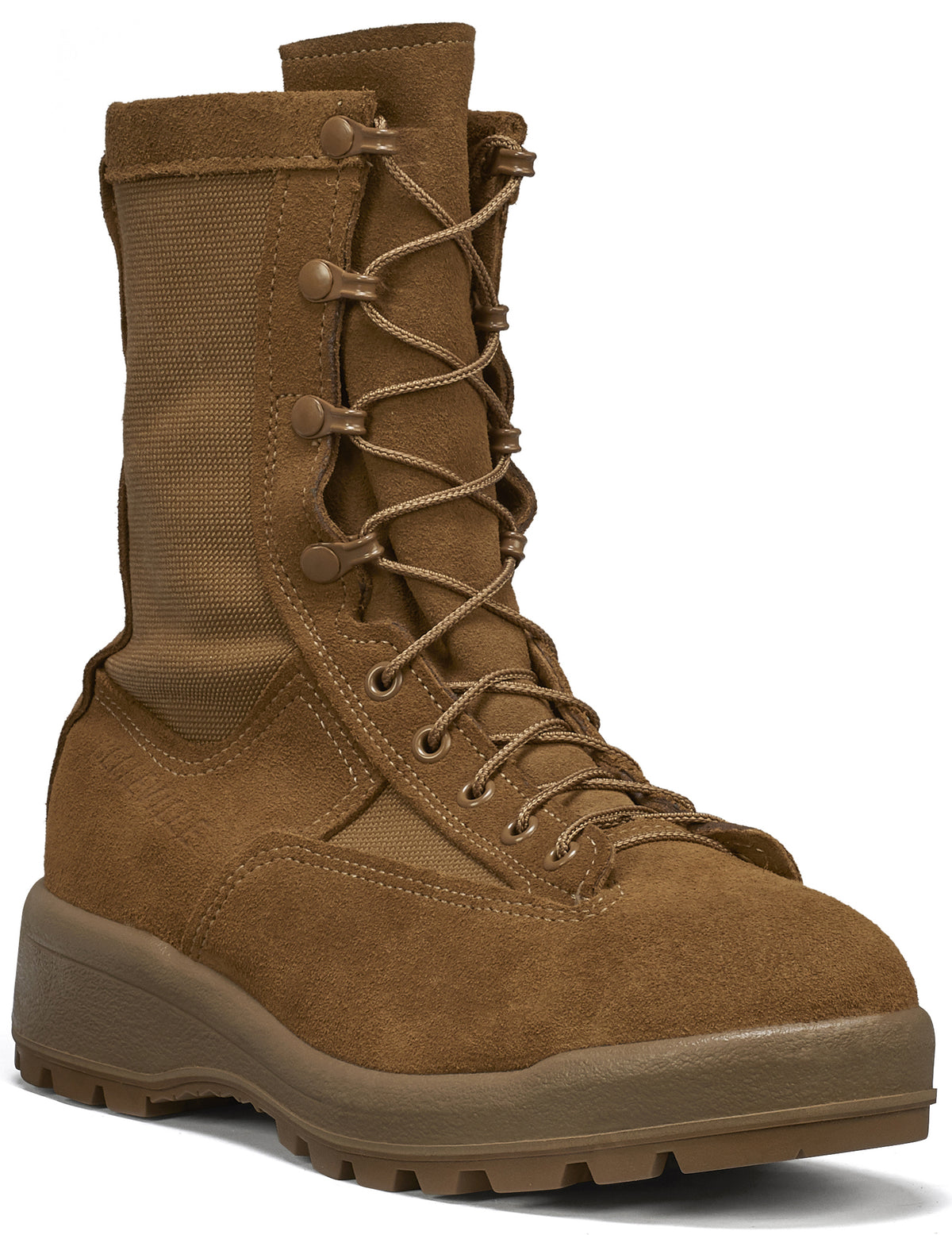 Belleville Men's C795 8" 200g Insulated Waterproof Boot in Coyote Side Angle View