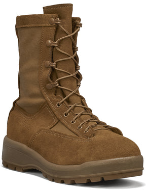 Belleville Men's C795 8" 200g Insulated Waterproof Boot in Coyote Side Angle View
