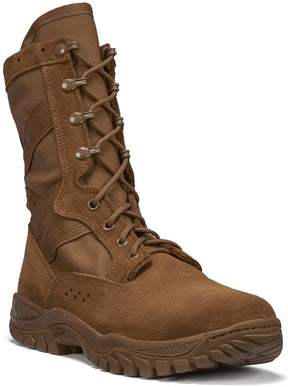 Belleville Men's ONE XERO C320 Ultra Light Assault Boot in Coyote Side Angle View