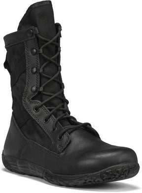 Tactical Research Men's TR102 8" Minimalist Training Boot in Black Side Angle View