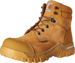 Rugged Flex WP 6" Composite Toe Work Boot in Wheat Nubuck from the size view