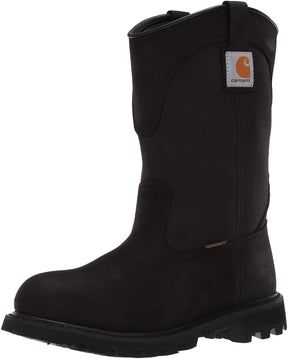 Traditional Welt WP 10" Soft Toe Wellington in Black Oil Tanned from the size view