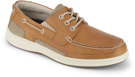 Dockers Footwear Men's Beacon Boat Shoe in Tan Side Angle View