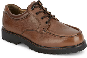 Dockers Footwear Men's Glacier Casual Oxford Shoe in Dark Tan Side Angle View