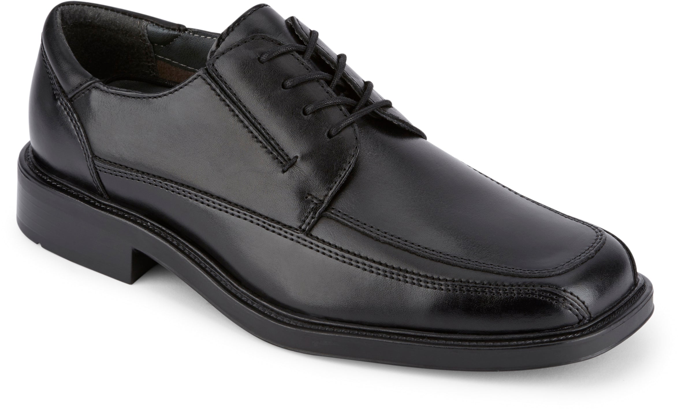Dockers Footwear Men's Perspective Dress Oxford Shoe in Black Side Angle View