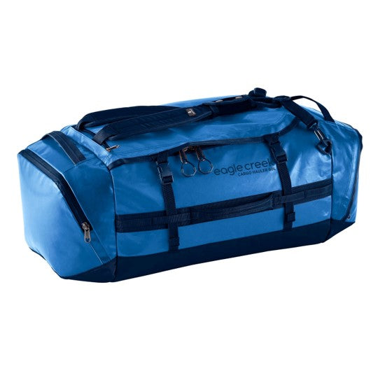 Eagle Creek Cargo Hauler Duffel 60L in Aizome Blue color from the front