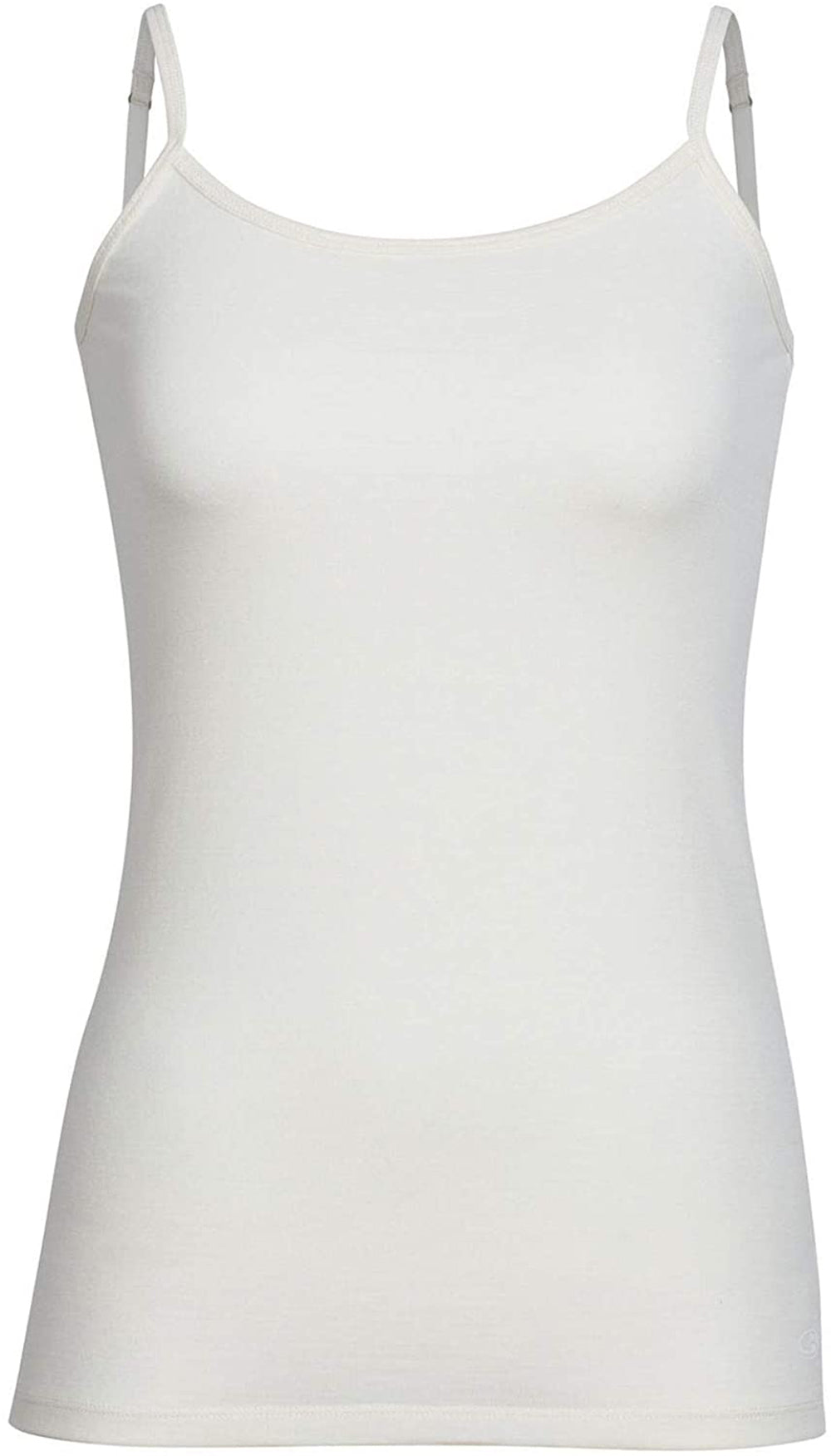 Icebreaker Merino Women's Siren Cami Singlet in Snow from the front