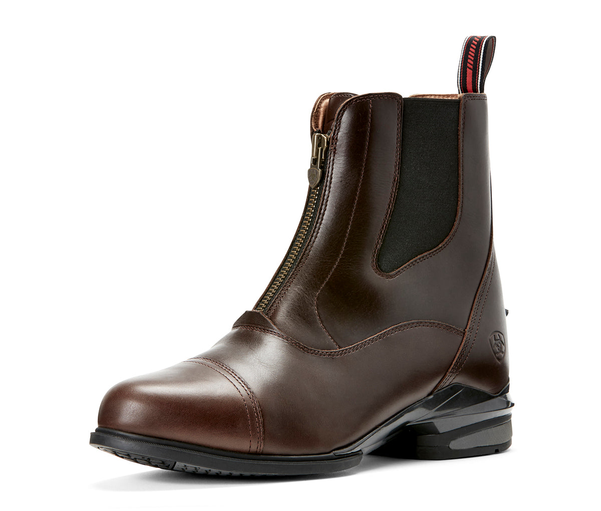 Men's Ariat Devon Nitro Paddock Boot in Waxed Chocolate from the front