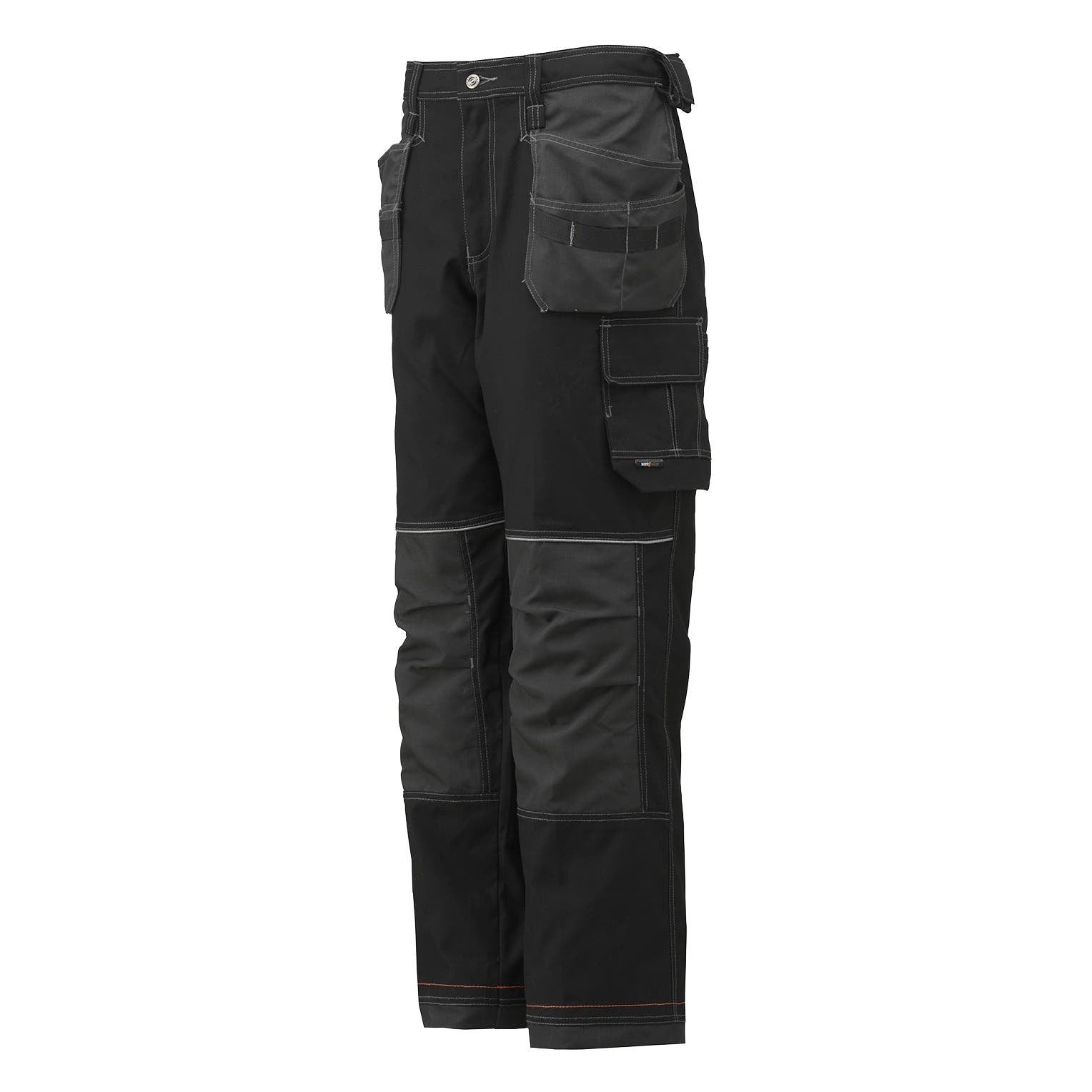 Helly Hansen Men's Chelsea Construction Na Pant in Black /Charcoal from the front