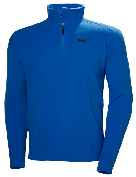 Helly Hansen Men's Daybreaker 1/2 Zip Fleece Jacket in Electric Blue from the front