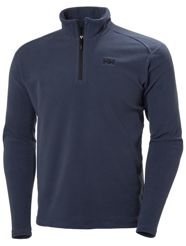 Helly Hansen Men's Daybreaker 1/2 Zip Fleece Jacket in Graphite Blue from the front