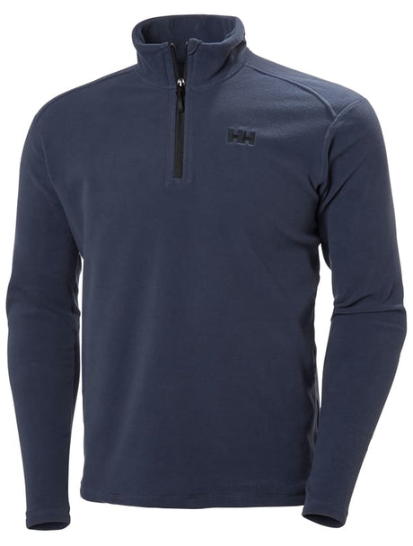 Helly Hansen Men's Daybreaker 1/2 Zip Fleece Jacket in Graphite Blue from the front