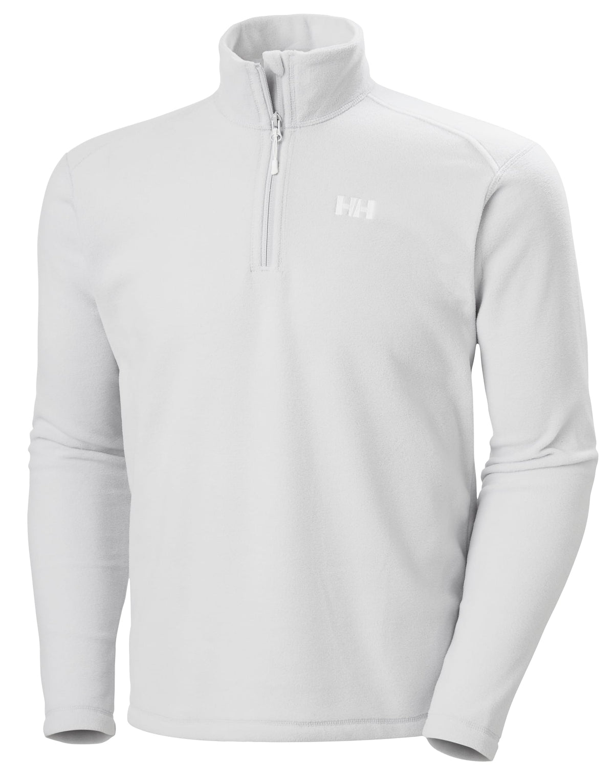 Helly Hansen Men's Daybreaker 1/2 Zip Fleece Jacket in Grey Fog from the front