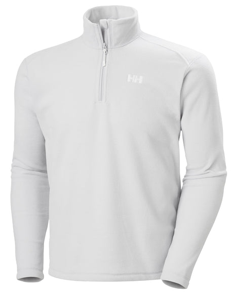 Helly Hansen Men's Daybreaker 1/2 Zip Fleece Jacket in Grey Fog from the front
