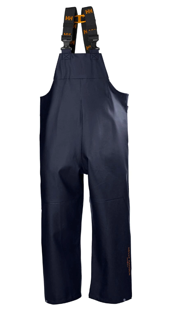 Helly Hansen Men's Gale Rain Bib in Navy from the front