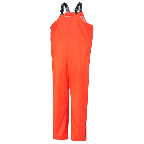 Helly Hansen Men's Horten Rain Bib in Fluor Orange from the front