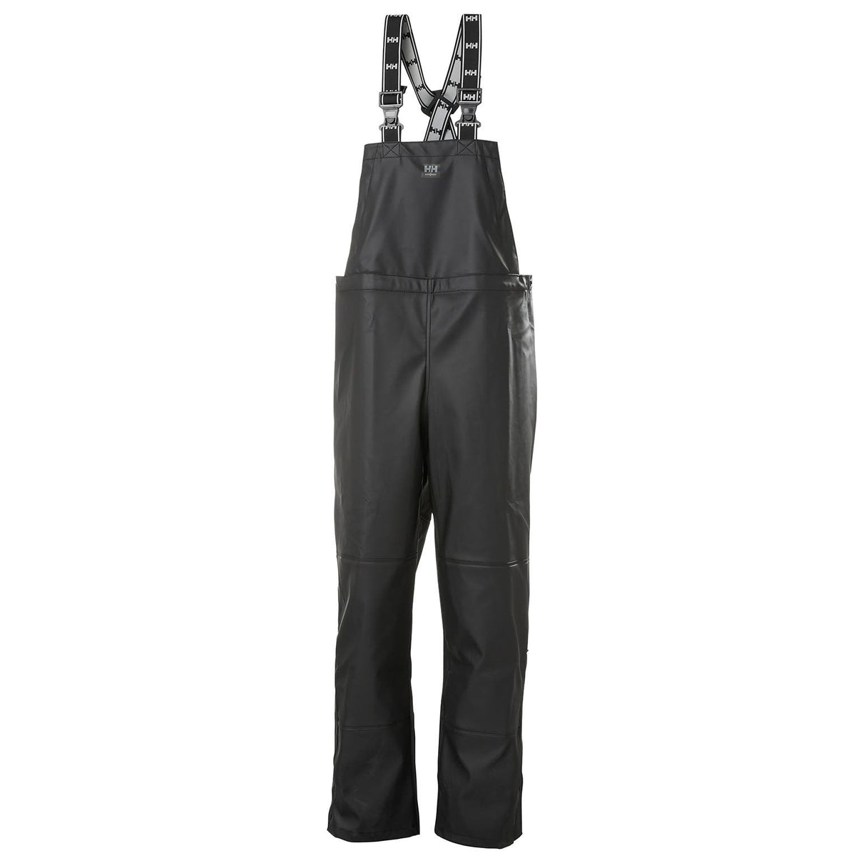 Helly Hansen Men's Impertech Rain Bib Pant in Black from the front