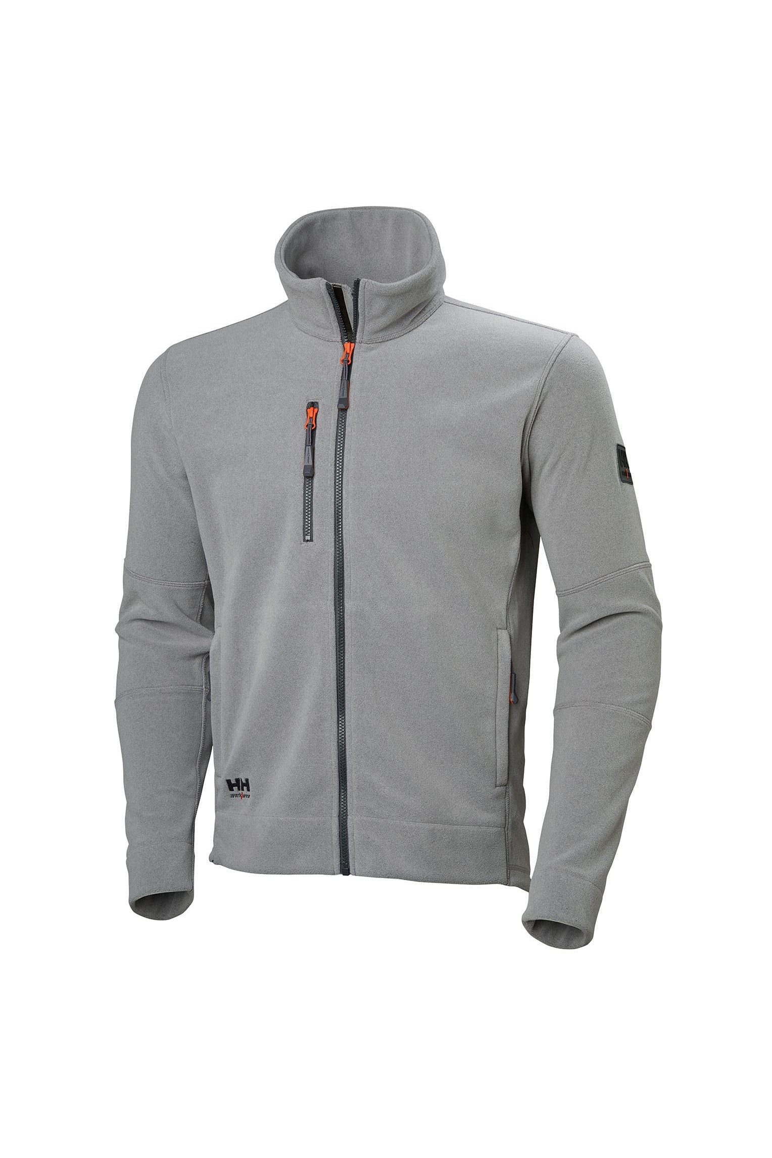 Helly Hansen Men's Kensington Fleece Jacket in Grey Melange from the front