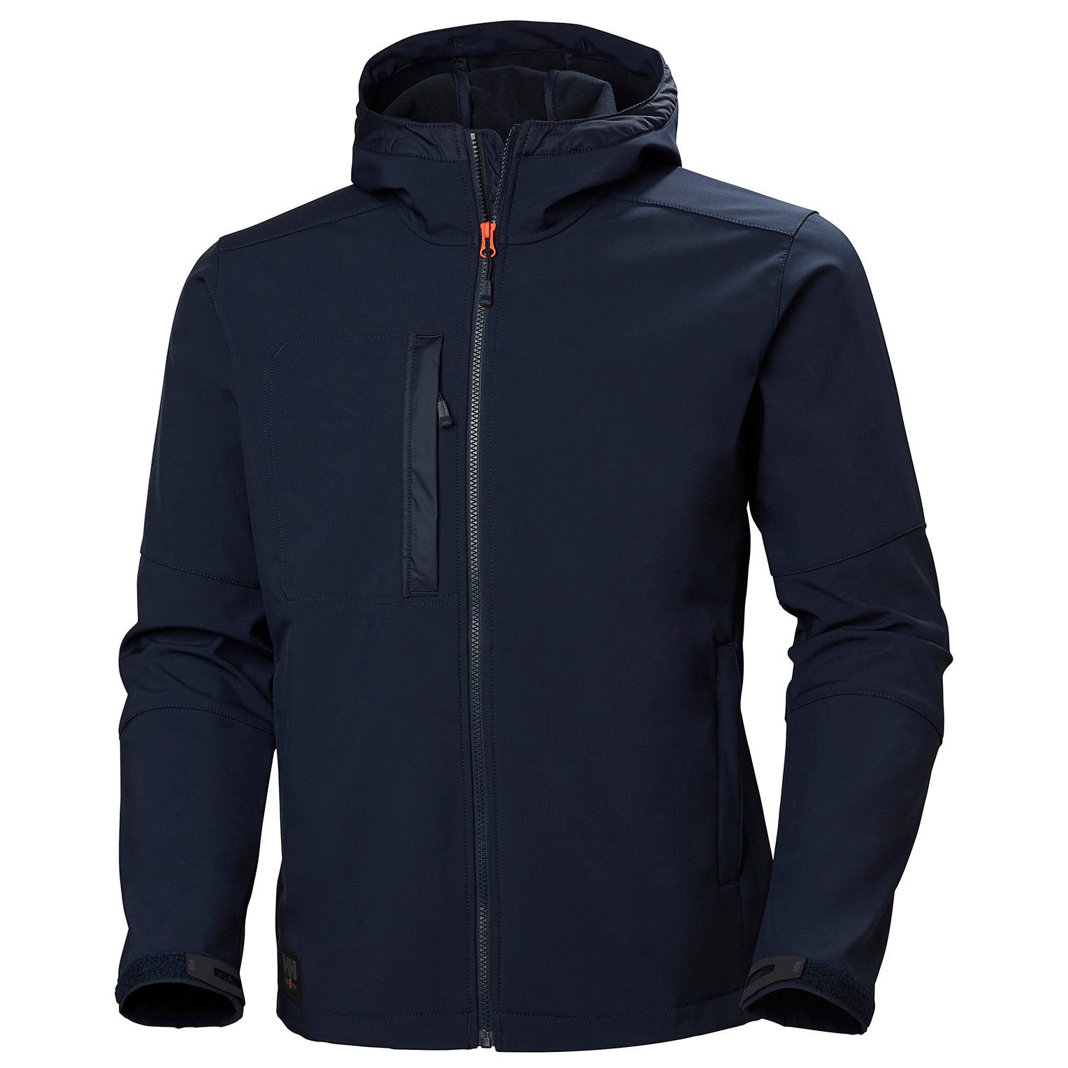 Helly Hansen Men's Kensington Hooded Softshell Jacket in Navy from the front
