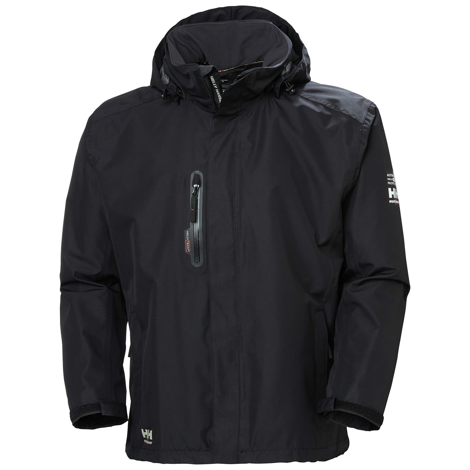 Helly Hansen Men's Manchester Haag Shell Jacket in Black from the front