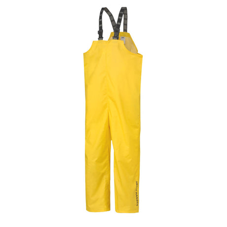 Helly Hansen Men's Mandal Rain Bib in Light Yellow from the front
