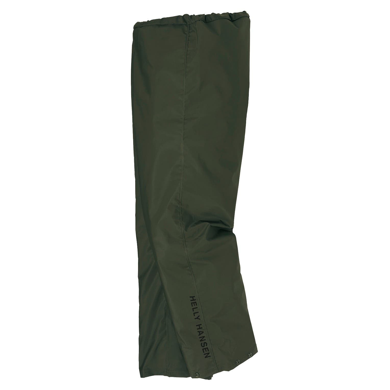 Helly Hansen Men's Mandal Rain Pant in Army Green from the side