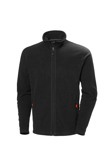 Helly Hansen Men's Oxford Light Fleece Jacket in Black from the front