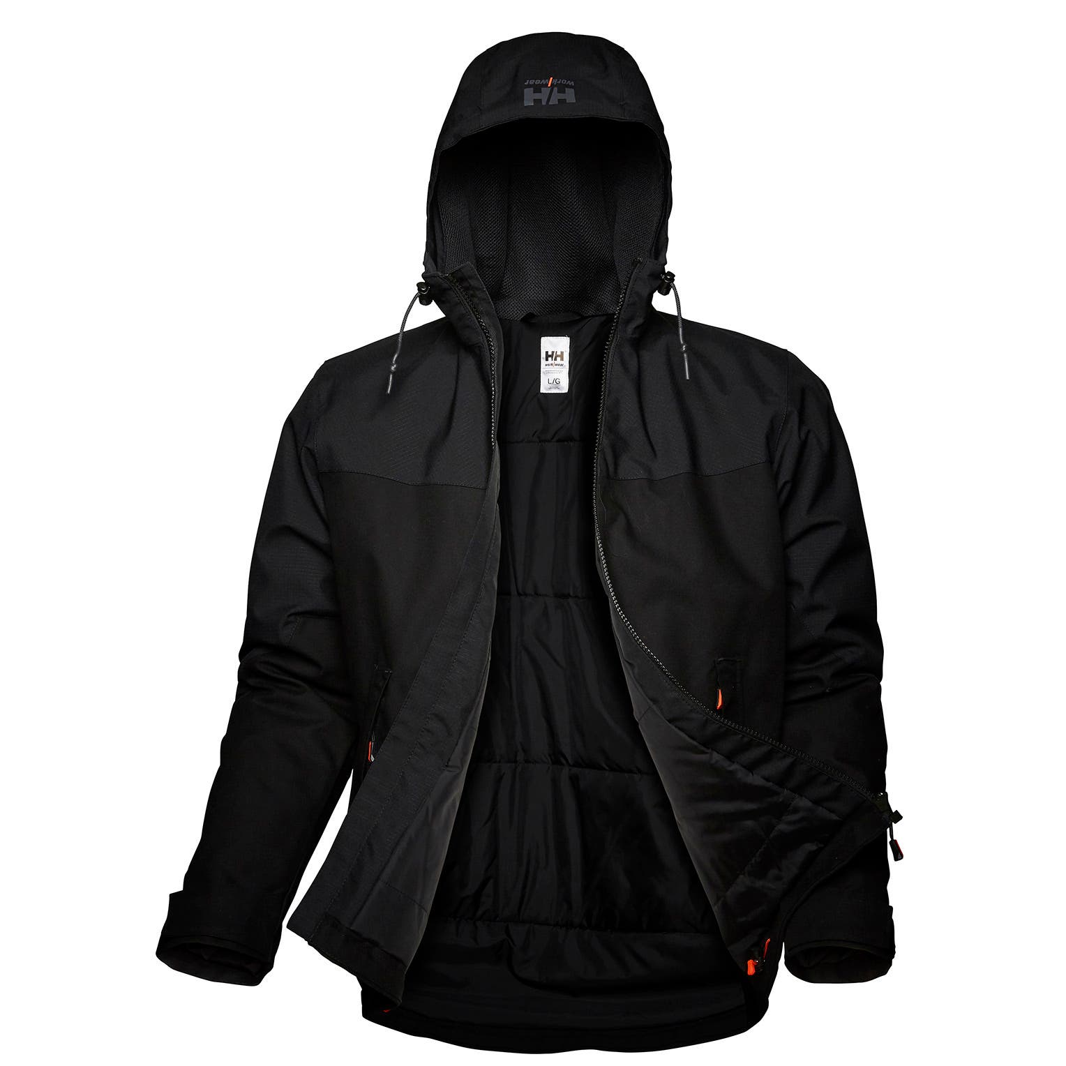 Helly Hansen Men's Oxford Winter Jacket in Black from the front