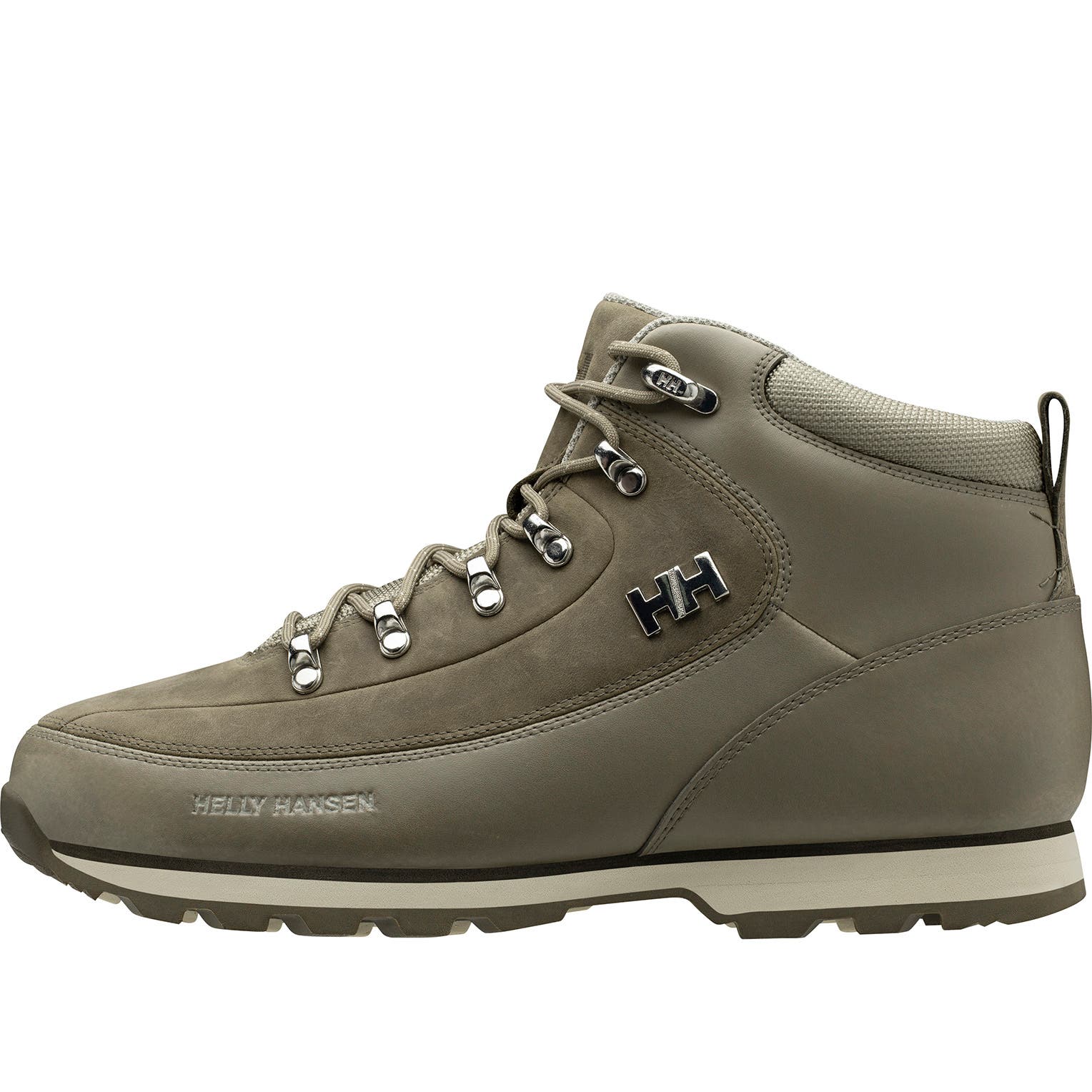 Helly Hansen Men's The Forester Winter Boot in Fallen Rock-Aluminum from the side