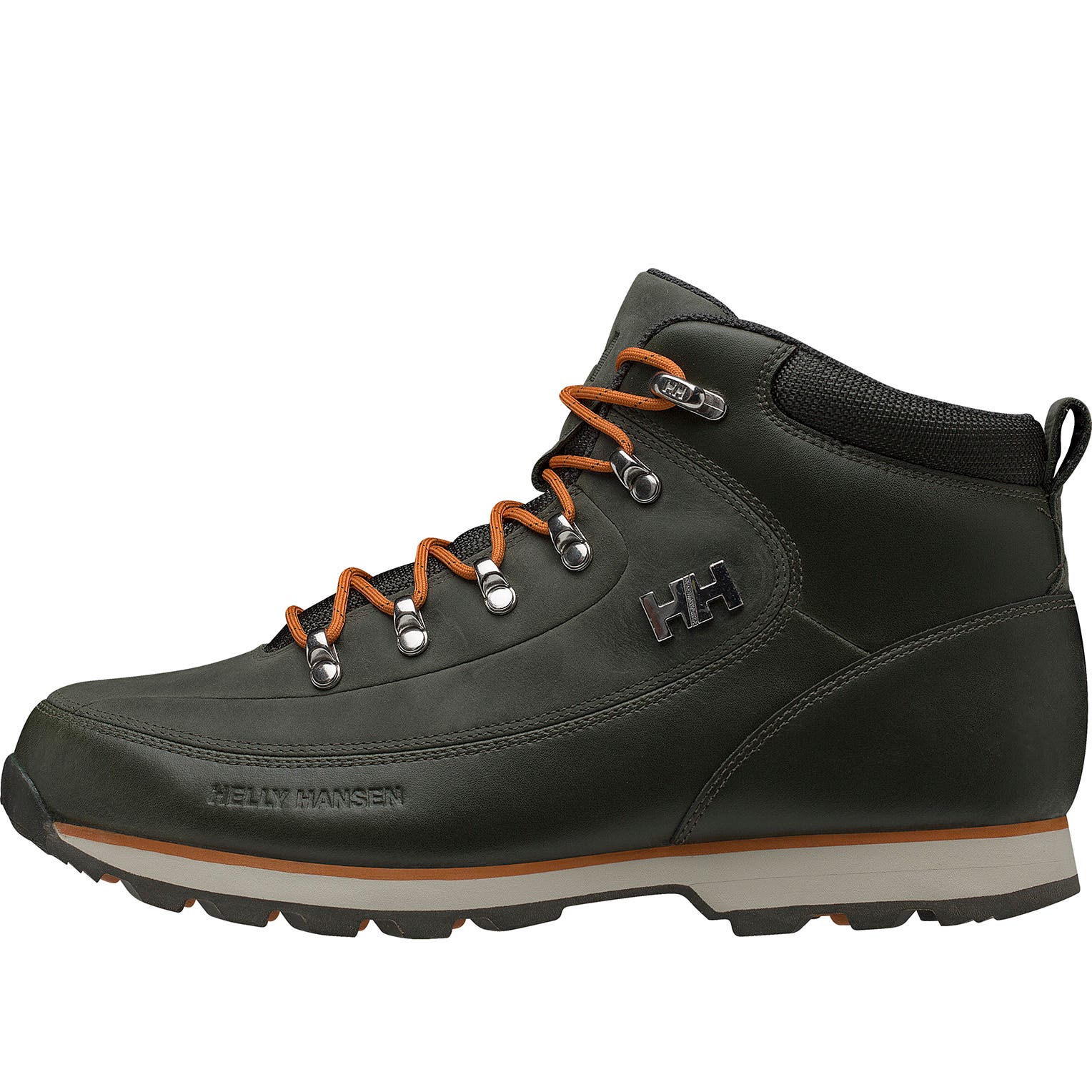 Helly Hansen Men's The Forester Winter Boot in Forest Night-Marmelade from the side