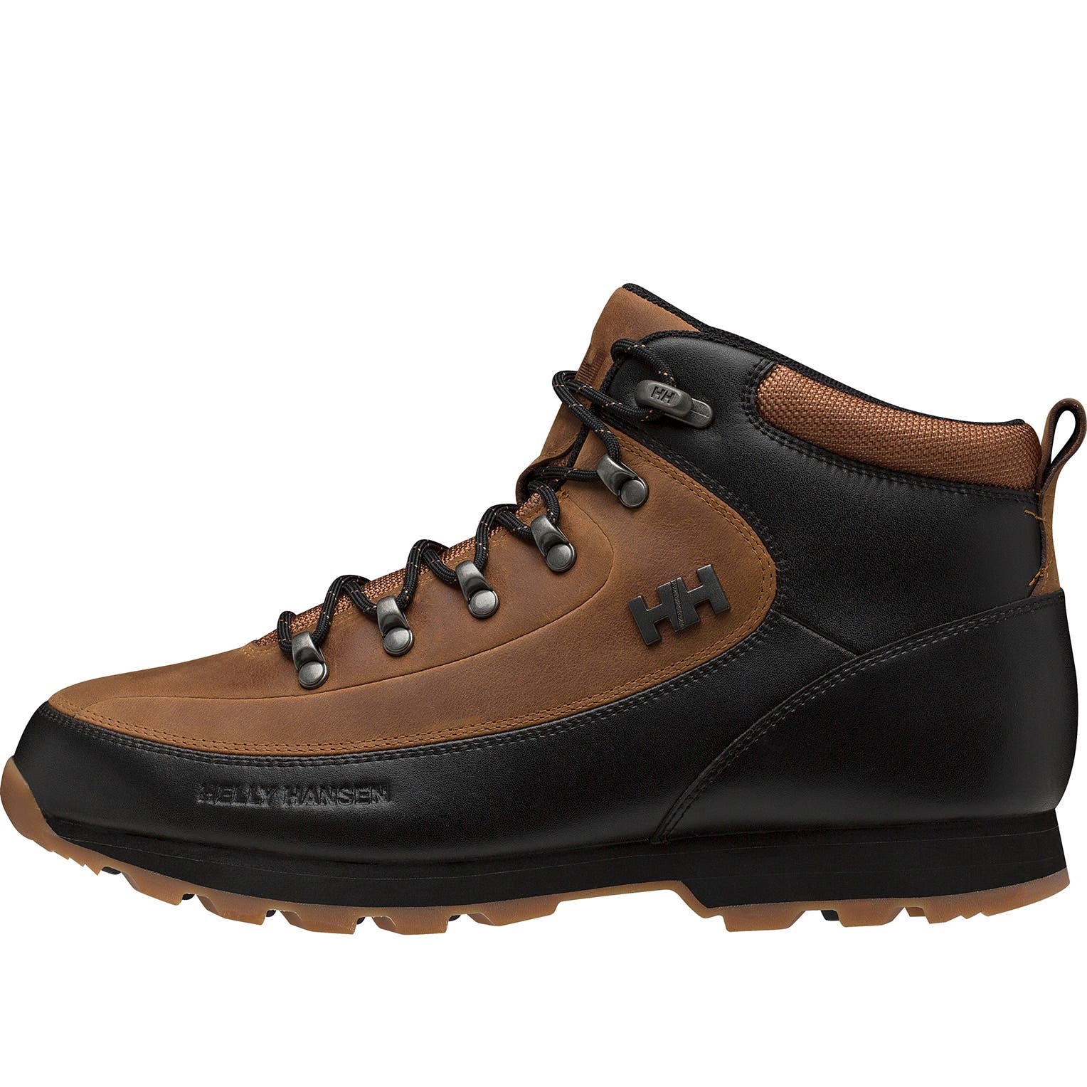Helly Hansen Men's The Forester Winter Boot in Honey Wheat-Black-Soc from the side