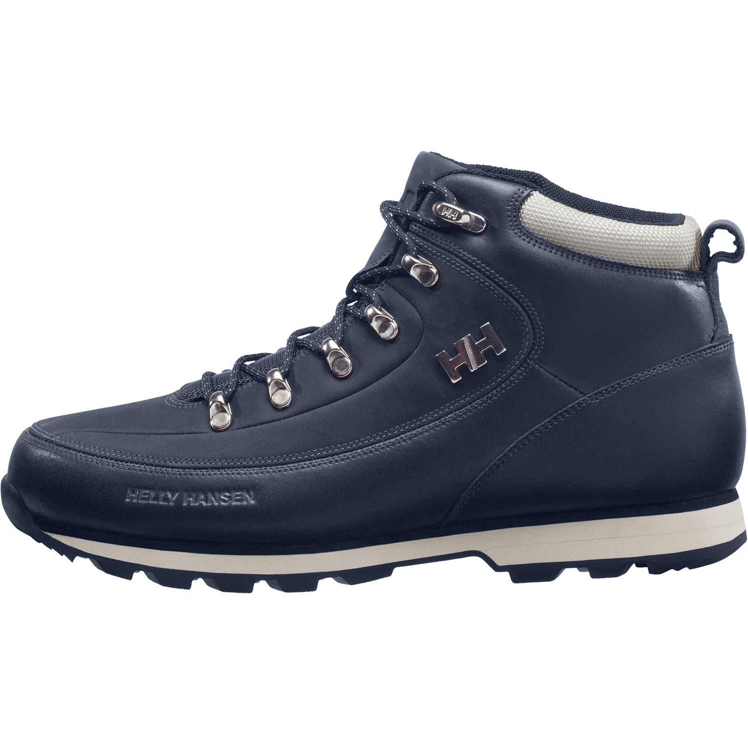 Helly Hansen Men's The Forester Winter Boot in Navy-Vaporous Grey-Gum from the side