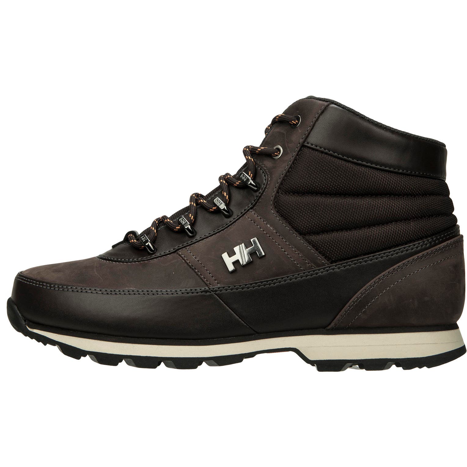 Helly Hansen Men's Woodlands Winter Boot in Coffee Bean-Natura-Bl from the side