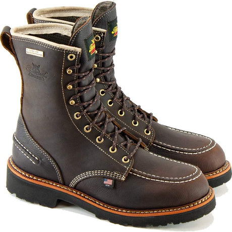 Thorogood 814-4141 Men's 1957 Series 8" Flyway USA Waterproof Hunting Boot in Briar Pitstop from the side