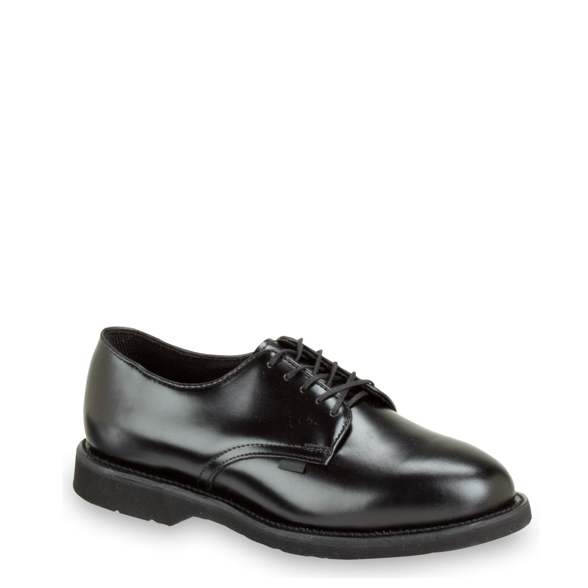 Thorogood 834-6027 Men's Classic Leather Oxford Shoe in Black from the side