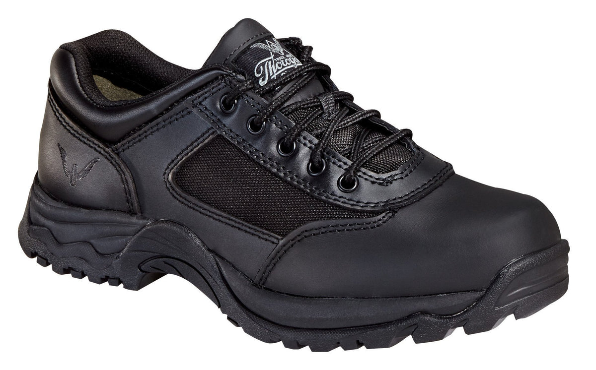 Thorogood 834-6042 Men's Academy Uniform Non-Safety Toe Oxford Shoe in Black from the side