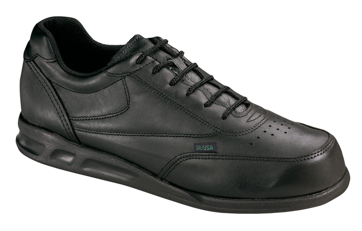 Thorogood 834-6501 Men's Athletic Postal Oxford Uniform Shoe in Black from the side